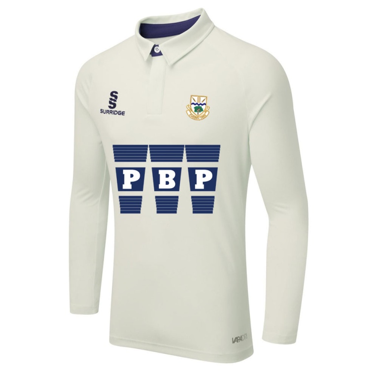 Ergo Long Sleeve Cricket Shirt Navy