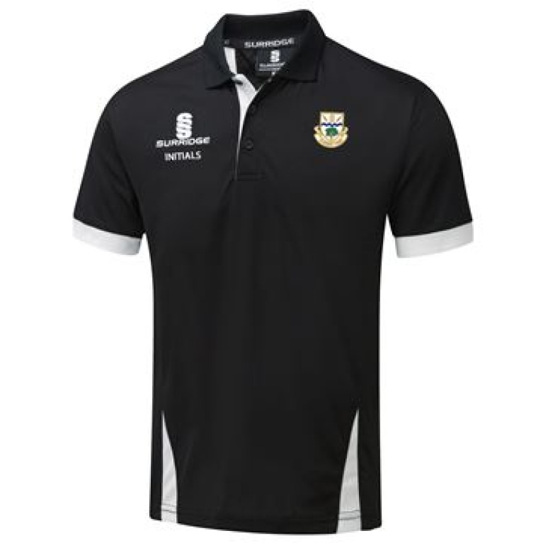 Fuse Polo Shirt : Black /  White