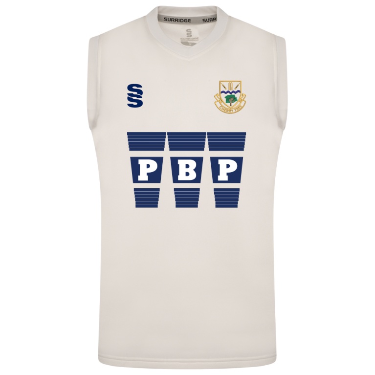 Cherry Tree Blast Sleeveless Cricket Sweater